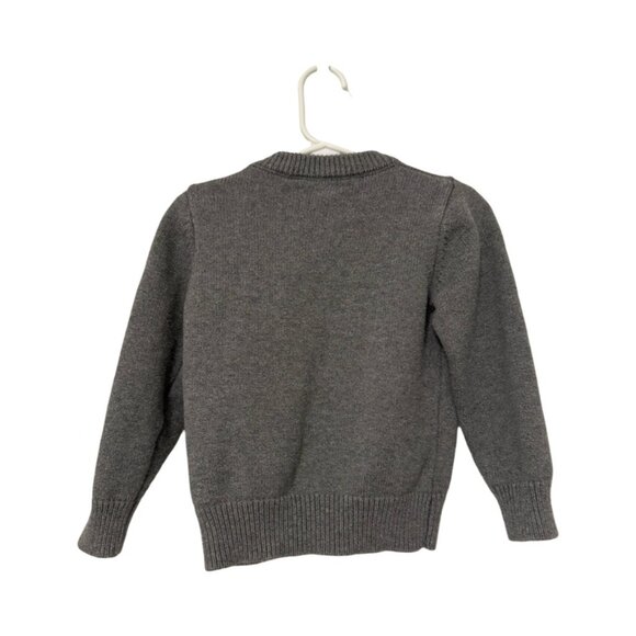 Gray Cardigan Front Button Toddler Girl Size 3T - Picture 2 of 5